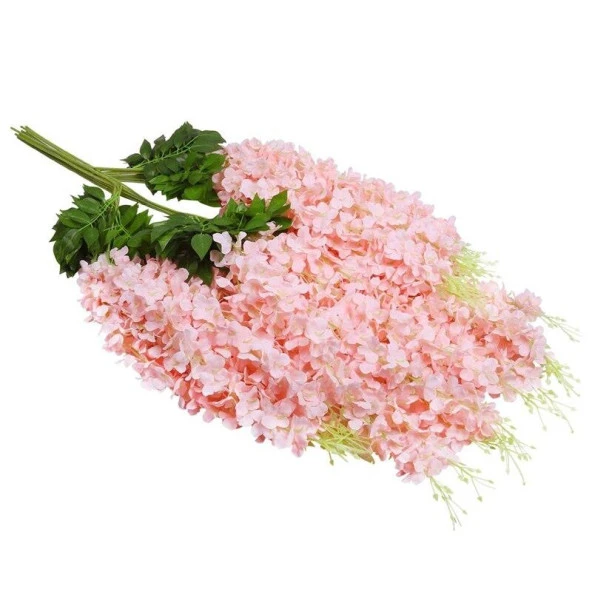 Nettenevime Sarkan Yapay Çiçek Akasya PEMBE AÇIK 80 cm 3 Sarkan Dallı 12 ADET BAĞ - Resim 9