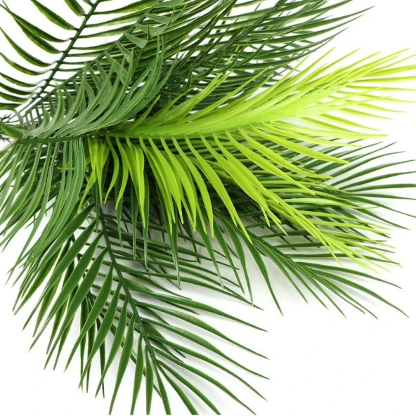 Nettenevime Yapay Çiçek Palmiye Yaprağı Yapay Yaprak 9 Dallı Demet Yapay Areka Yaprağı - Resim 11