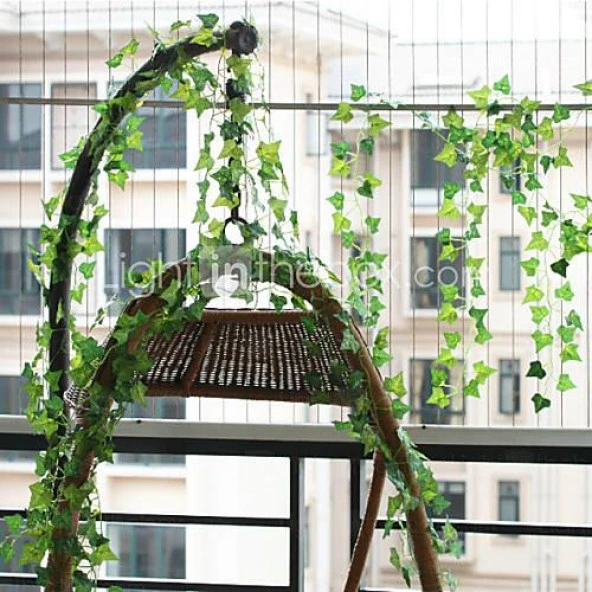 Nettenevime Yapay Sarmaşık Sarı Çizgili Yapay Çiçek Dekoru 230cm X 3ADET - Resim 6