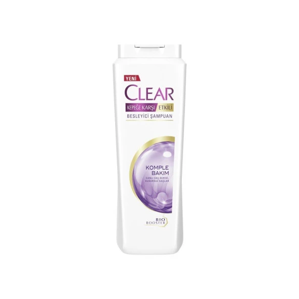 CLEAR ŞAMPUAN WOMEN 500ML-KOMPLE BAKIM MOR