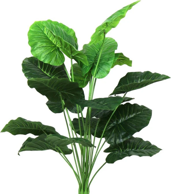 Nettenevime Yapay Çiçek Saksıda Pothos Yeşil 18Dal 60cm Salon Çiçeği Yapay Bitki - Resim 3