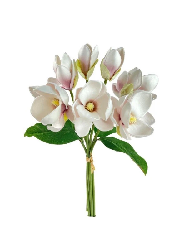 Nettenevime Yapay Çiçek Manolya Letex Eva Magnolia 33cm Pudra Uçuk Lila