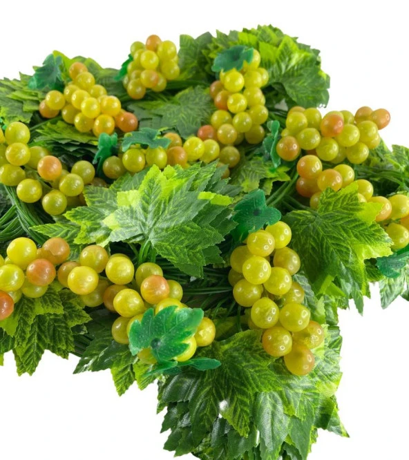 Nettenevime Yapay Sarmaşık 10 Adet Üzüm 12adet 230cm Sarmaşık Paket Yapay Çiçek - Resim 8