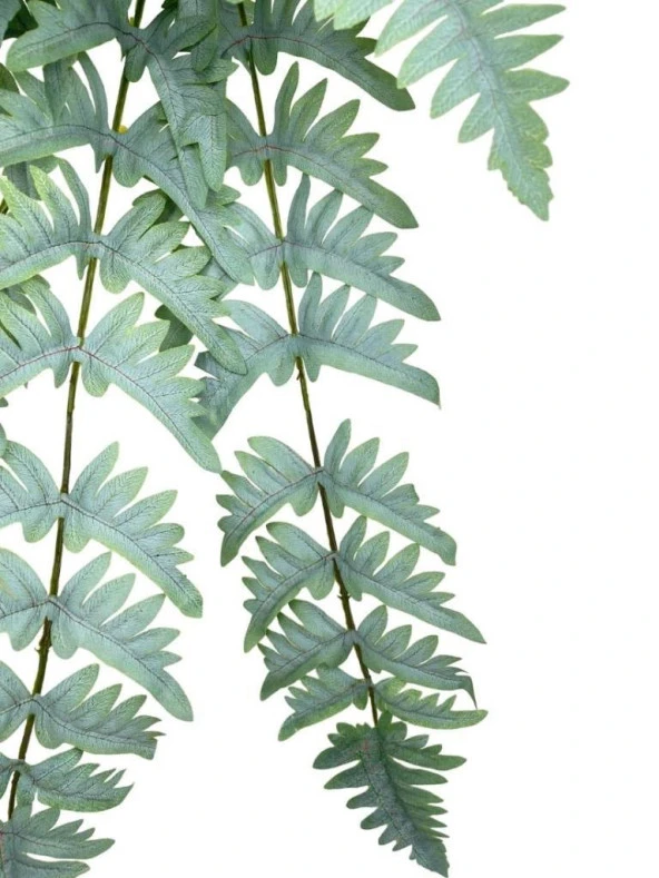 Nettenevime Yapay Çiçek Pastel Cycas Aşk Merdiveni 80cm Eğrelti Otu Sıkas Bitkisi 12 Yaprak 40*80cm Yapay Bitki - Resim 3