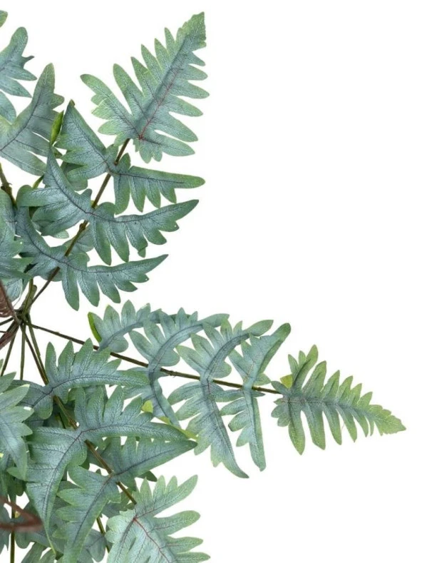 Nettenevime Yapay Çiçek Pastel Cycas Aşk Merdiveni 80cm Eğrelti Otu Sıkas Bitkisi 12 Yaprak 40*80cm Yapay Bitki - Resim 8