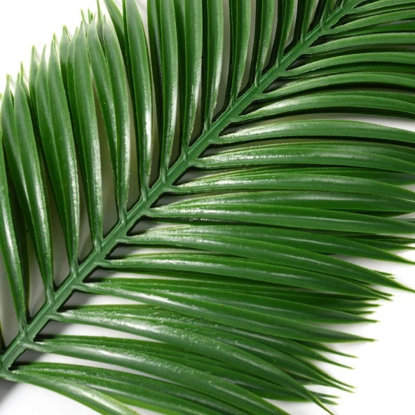 Nettenevime 12li Bağ Yapay Çiçek Areka Yaprağı Yapay Yaprak Plastik Palmiye Yaprağı - Resim 4