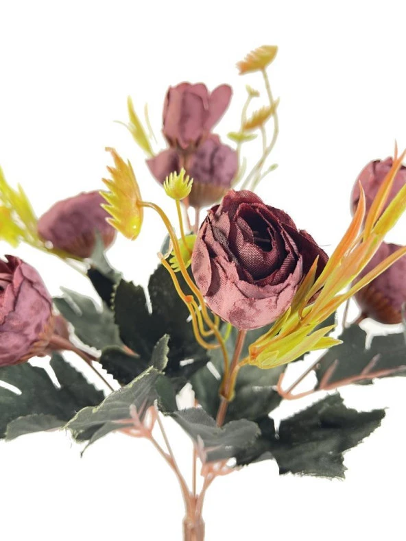 Nettenevime Yapay Çiçek Erengül Demeti 5 Dallı 5 Adet Karışık Renk - Resim 3