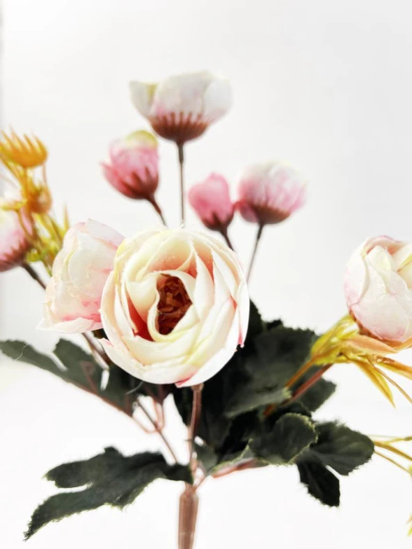 Nettenevime Yapay Çiçek Erengül Demeti 5 Dallı 5 Adet Karışık Renk - Resim 4