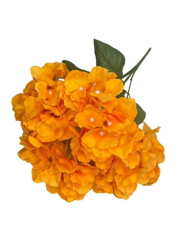 Nettenevime Yapay Çiçek Ortanca Çiçeği Demeti 43 cm Somon Orange ürün görseli