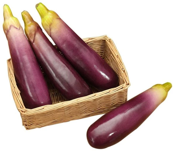 Nettenevime Yapay Sebze Patlıcan Aubergine 1adet 18*5cm - Resim 4
