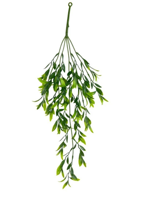 Nettenevime Yapay Çiçek Sarkan Fesleğen 60cm 5Dallı ty120 Yapay Sarmaşık Yeşil - Resim 2