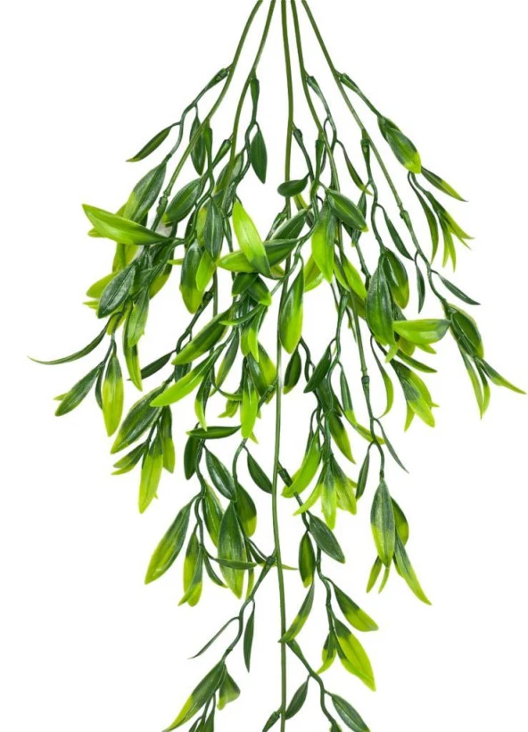 Nettenevime Yapay Çiçek Sarkan Fesleğen 60cm 5Dallı ty120 Yapay Sarmaşık Yeşil - Resim 3