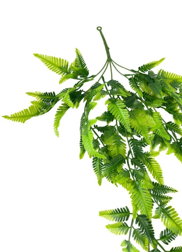 Nettenevime Yapay Çiçek Sarkan Boston Fern 60cm 5Dallı ty124 Yapay Sarmaşık Yeşil - Resim 4