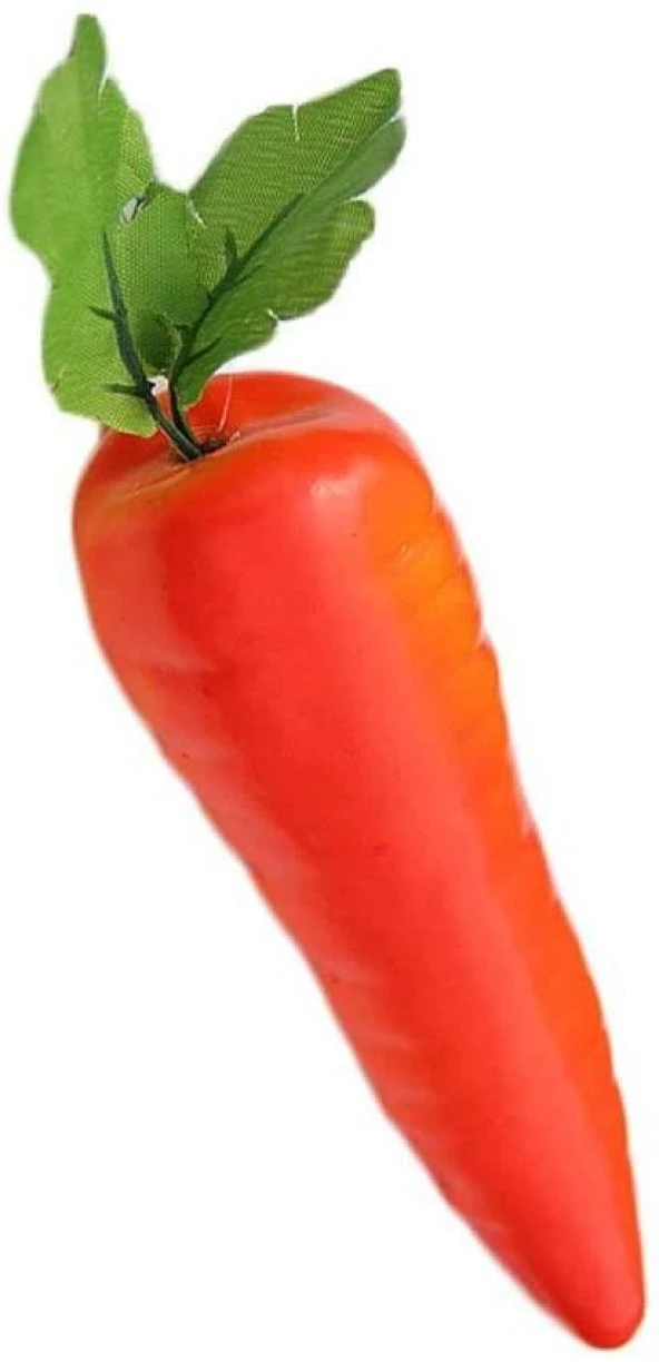 Nettenevime Yapay Sebze Havuç Carrot 1adet 15*4cm Gerçek Boyut - Resim 3