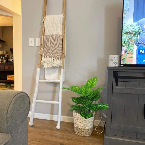 Nettenevime Yapay Çiçek Demet Tropik Diffenbahya 18 Dal 70 cm Salon Çiçeği Yapay Bitki - Resim 6