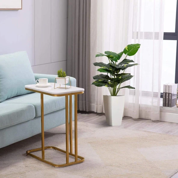 Nettenevime Yapay Çiçek Demet Tropik Diffenbahya 18 Dal 70 cm Salon Çiçeği Yapay Bitki - Resim 7