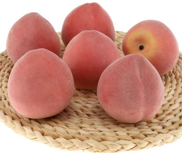 Nettenevime Yapay ŞEFTALİ 6 lı Paket  Yapay Meyve - Resim 3