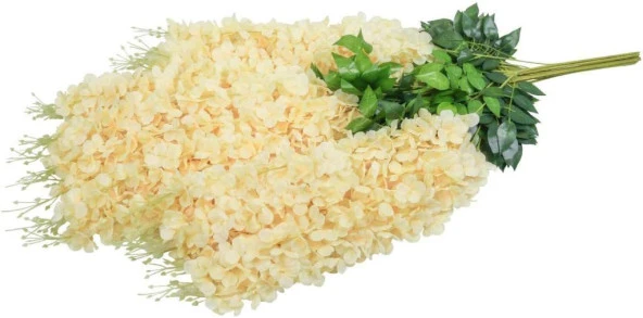 Nettenevime Sarkan Yapay Çiçek Akasya Şampanya Renk 80 cm 3 Sarkan Dallı 12 ADET BAĞ - 2