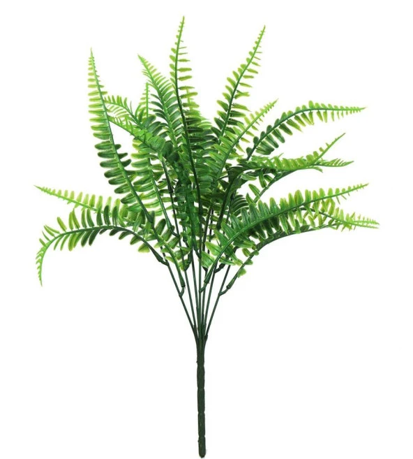 Nettenevime Yapay Çiçek  Boston Fern Yeşil Bitki Aradal Garnitür Yapay Dekor Bitkisi
