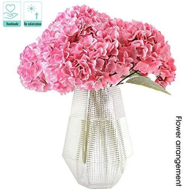 Nettenevime Yapay Çiçek Ortanca Çiçeği Demeti 43 cm Pembe - Resim 4