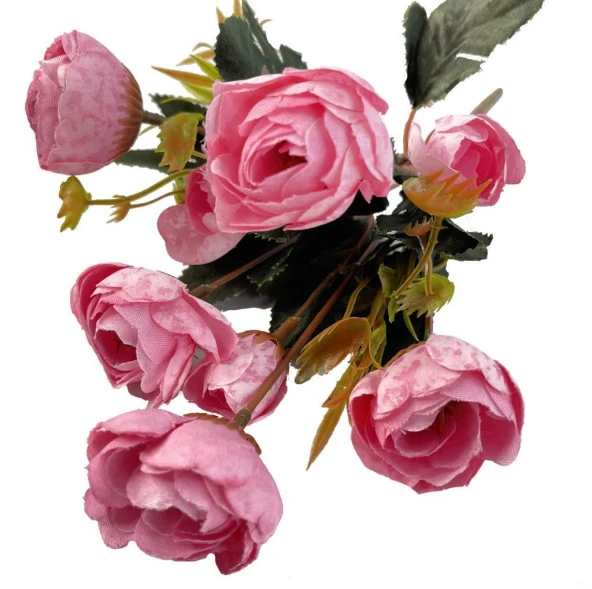 Nettenevime Yapay Çiçek Erengül Demeti 5 Dallı Pembe - Resim 2