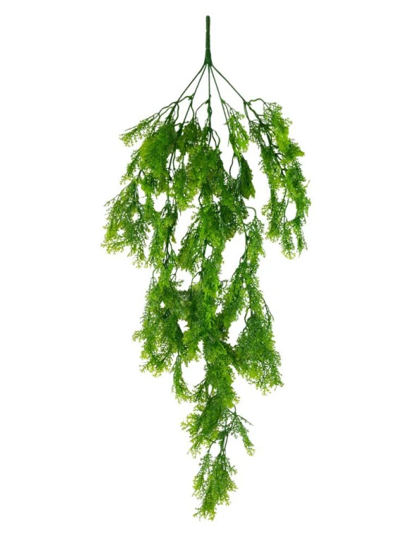 Nettenevime Yapay Çiçek Sarkan Fesleğen 5 Dal 60cm Yeşil Yapay Sarmaşık - Resim 2