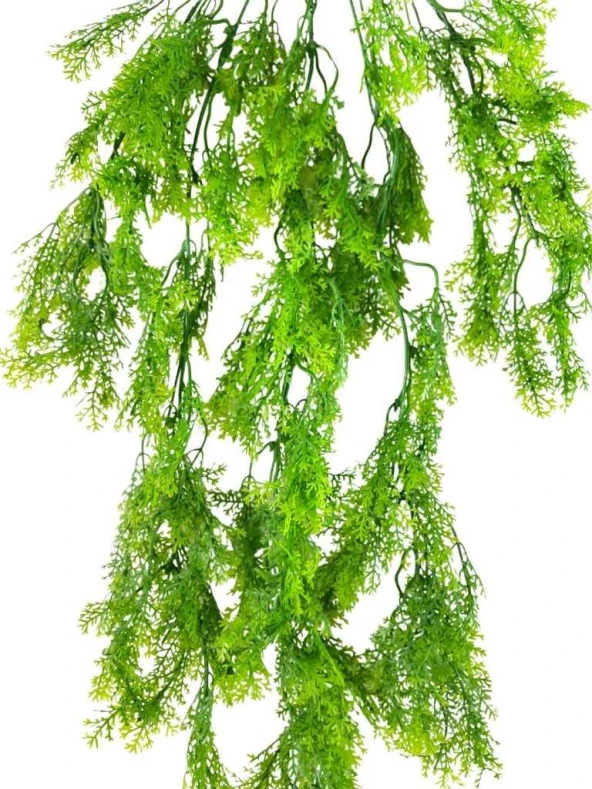 Nettenevime Yapay Çiçek Sarkan Fesleğen 5 Dal 60cm Yeşil Yapay Sarmaşık - Resim 3