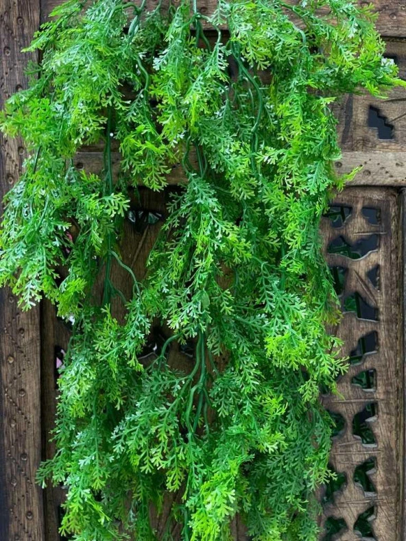 Nettenevime Yapay Çiçek Sarkan Fesleğen 5 Dal 60cm Yeşil Yapay Sarmaşık - Resim 5