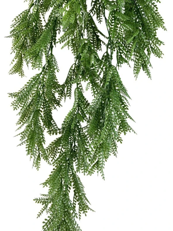 Nettenevime Yapay Çiçek Sarkan Çiçek Yeşil Mat Fern725 Yapay Sarmaşık  70*30cm UV Katkılı Güneşe Dayanıklı - 3