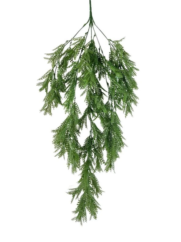 Nettenevime Yapay Çiçek Sarkan Çiçek Yeşil Mat Fern725 Yapay Sarmaşık  70*30cm UV Katkılı Güneşe Dayanıklı - 4