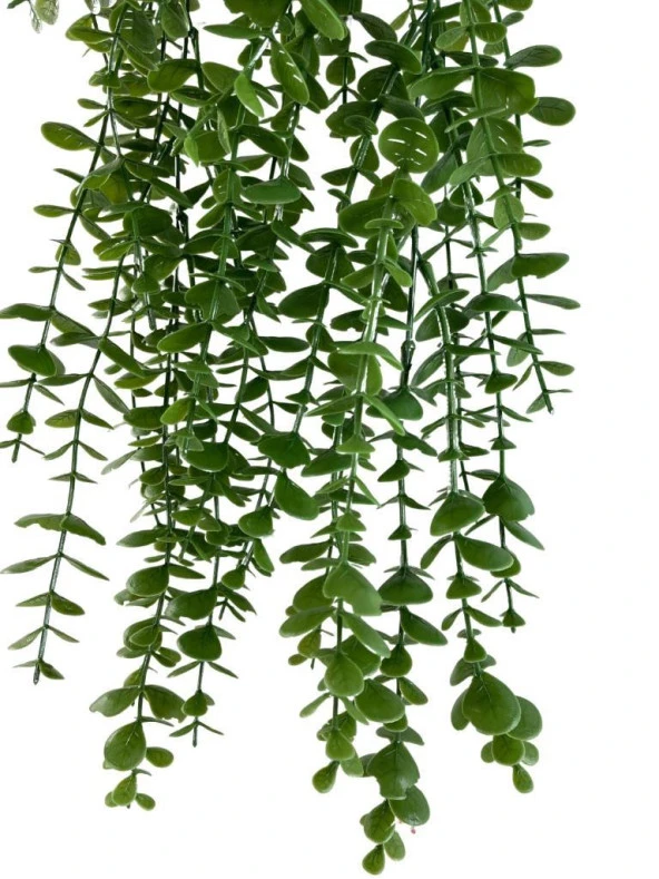 Nettenevime Yapay Çiçek Saksıda Sarkan Şimşir Okaliptus Yapay Sarmaşık Pastel 60cm - Resim 7