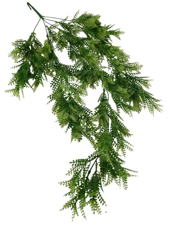 Nettenevime Yapay Çiçek Sarkan Çiçek Yeşil Açık Fern725 Yapay Sarmaşık  70*30cm UV Katkılı Güneşe Dayanıklı ürün görseli