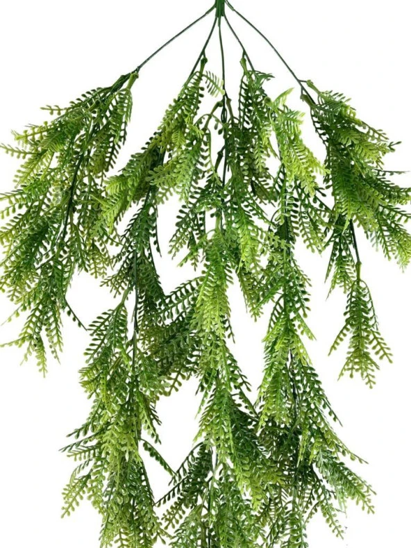 Nettenevime Yapay Çiçek Sarkan Çiçek Yeşil Açık Fern725 Yapay Sarmaşık  70*30cm UV Katkılı Güneşe Dayanıklı - Resim 2