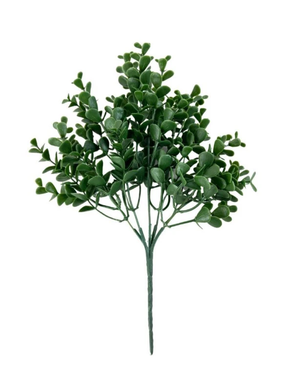Nettenevime Yapay Çiçek Pastel Yeşil Büyük Okaliptus Şimşir Demeti Garnitür Aradal Dekoratif Yapay Bitki - 2