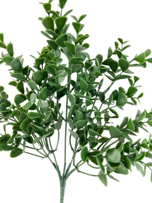 Nettenevime Yapay Çiçek Pastel Yeşil Büyük Okaliptus Şimşir Demeti Garnitür Aradal Dekoratif Yapay Bitki - 3