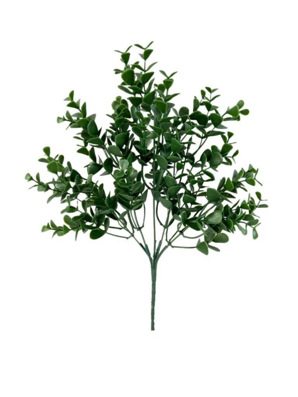 Nettenevime Yapay Çiçek Pastel Yeşil Büyük Okaliptus Şimşir Demeti Garnitür Aradal Dekoratif Yapay Bitki - 5