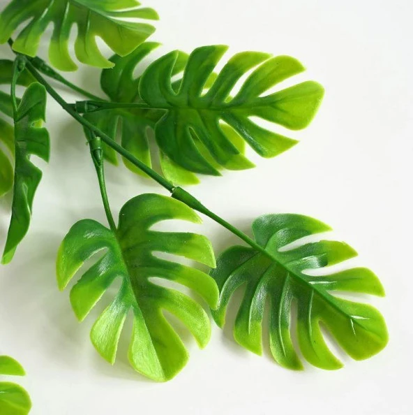 Yapay Çiçek Sarkan Monstera DeveTabanı 5 Dallı 70cm - 5