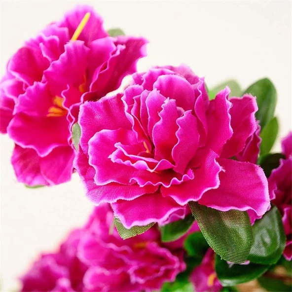 Nettenevime Yapay Çiçek Mor Açelya Demeti 7 Dallı 33*20cm - Resim 3