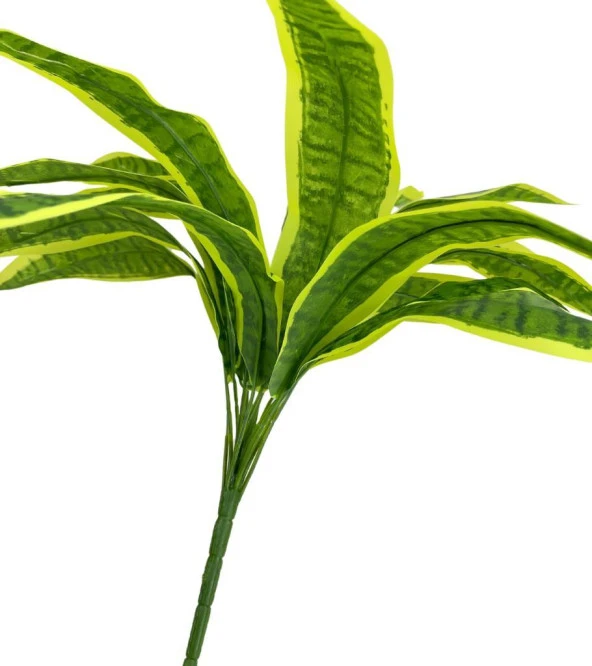 Nettenevime Yapay Çiçek Dracaena Massengena Yaprağı Demeti 11 Yapraklı 40*50cm Dik Duvar Çiçeği Yapay Bitki - Resim 8