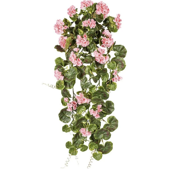 Yapay Çiçek Sarkan Sardunya 80cm 1. Kalite Pembe