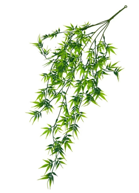 Nettenevime Yapay Çiçek Sarkan Bambu 60cm 5Dallı ty123 Yapay Sarmaşık Yeşil