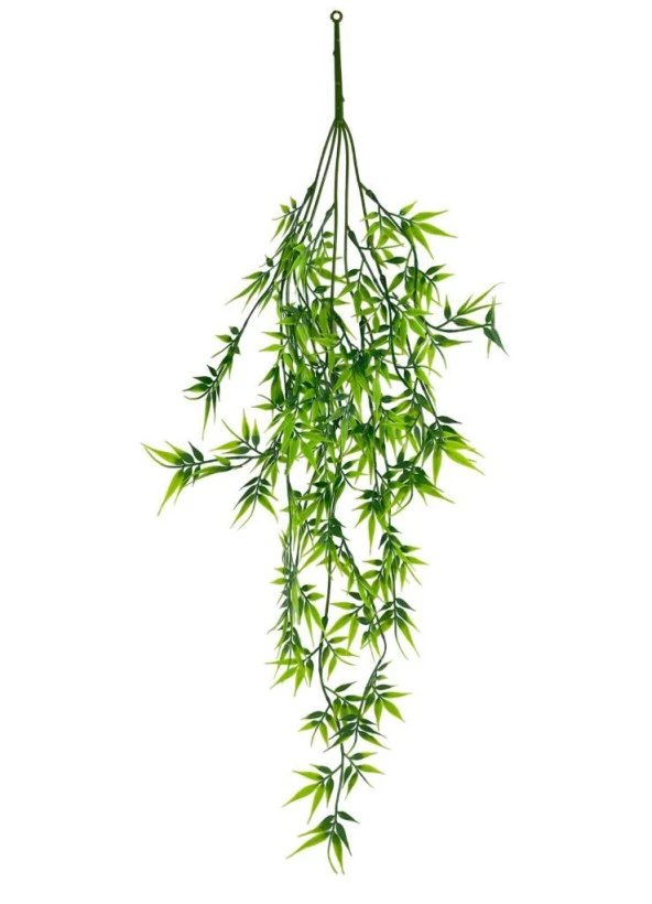 Nettenevime Yapay Çiçek Sarkan Bambu 60cm 5Dallı ty123 Yapay Sarmaşık Yeşil - 3