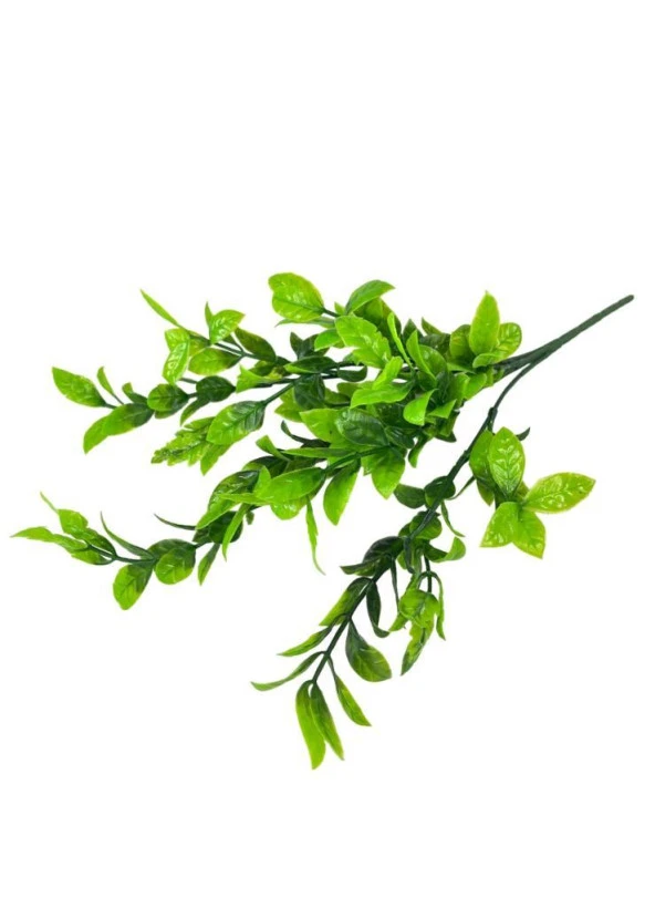 Nettenevime Yapay Çiçek Yeşil Nane Demeti 5dal Garnitür Aradal Dekoratif Yapay Bitki - Resim 2