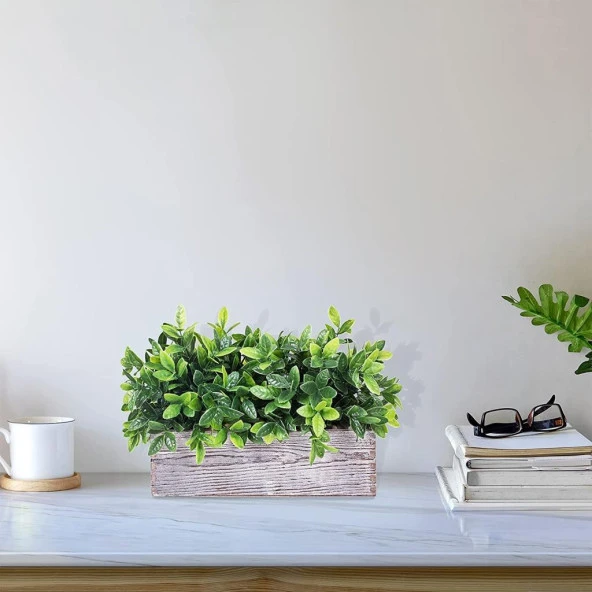 Nettenevime Yapay Çiçek Yeşil Nane Demeti 5dal Garnitür Aradal Dekoratif Yapay Bitki - Resim 5