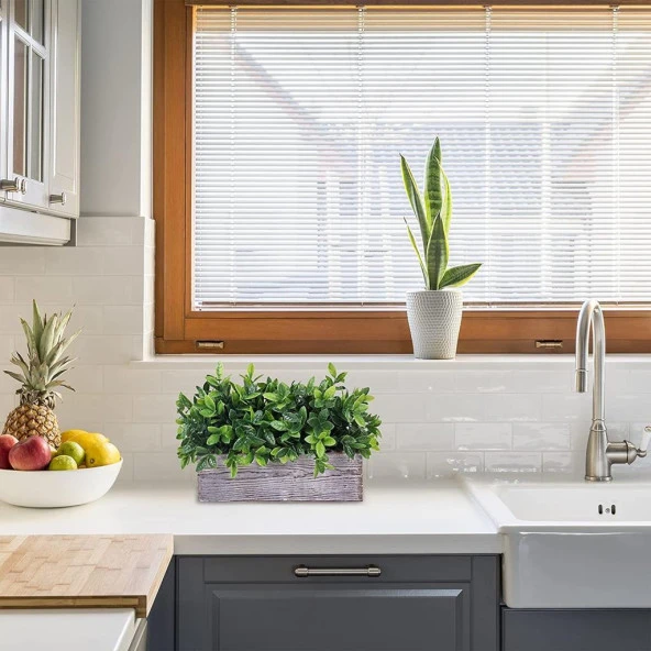 Nettenevime Yapay Çiçek Yeşil Nane Demeti 5dal Garnitür Aradal Dekoratif Yapay Bitki - Resim 8