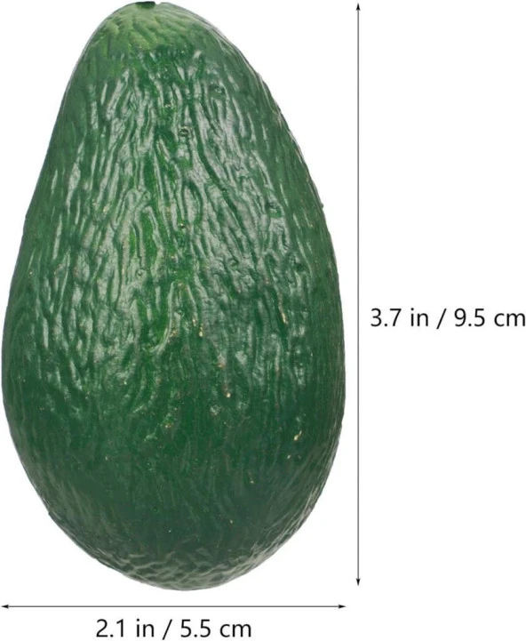 Nettenevime Yapay Meyve Avokado Fake Fruit - Resim 5