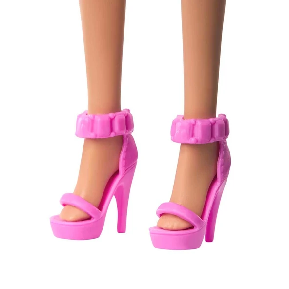 Barbie 65.Yıl Özel Pembe Elbiseli Bebek - 5