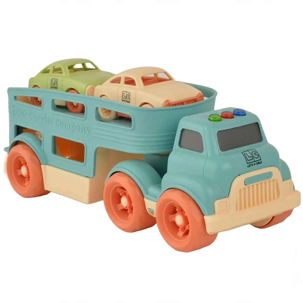 LC Sesli ve Işıklı Taşıyıcı Tır 3 Parça - 1 Adet Stokta Olan Gönderilir - 5