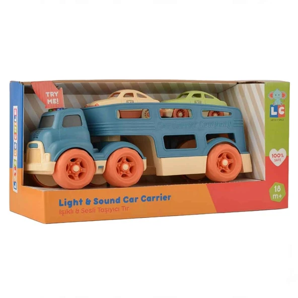 LC Sesli ve Işıklı Taşıyıcı Tır 3 Parça - 1 Adet Stokta Olan Gönderilir - 4