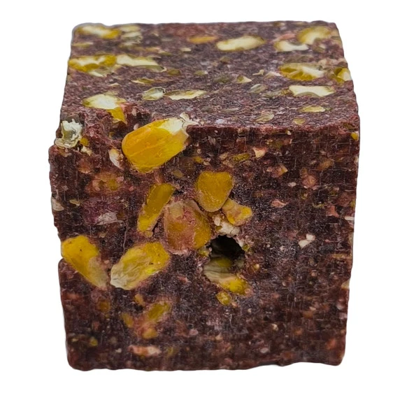 Hedyex 1Kg Sazan Küspesi Delikli Küp Çilekli Mısır Küspesi Kare - 4